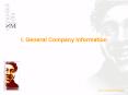 I' General Company Information PowerPoint PPT Presentation
