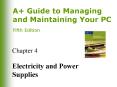Electricity and Power Supplies PowerPoint PPT Presentation
