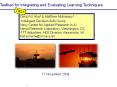 Testbed for Integrating and Evaluating Learning Techniques PowerPoint PPT Presentation