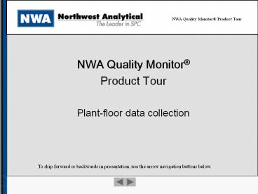NWA Quality Monitor