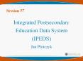 Integrated Postsecondary Education Data System (IPEDS) PowerPoint PPT Presentation