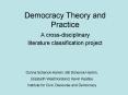 Democracy Theory and Practice PowerPoint PPT Presentation