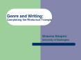Genre and Writing: Completing the Rhetorical Triangle PowerPoint PPT Presentation