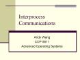 Interprocess Communications PowerPoint PPT Presentation