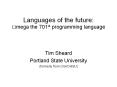 Languages%20of%20the%20future:%20?mega%20the%20701st%20programming%20language PowerPoint PPT Presentation