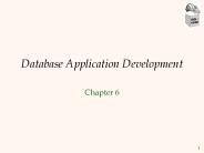 Database Application Development