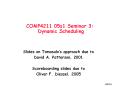 COMP4211 05s1 Seminar 3:  Dynamic Scheduling PowerPoint PPT Presentation