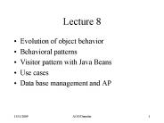 Evolution of object behavior