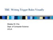 TBE: Writing Trigger Rules Visually