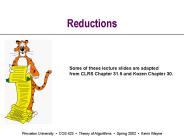 Reductions
