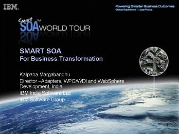 SMART SOA For Business Transformation