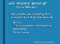 Why Internet Engineering Course Objectives PowerPoint PPT Presentation