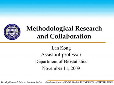Methodological Research and Collaboration