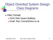Object Oriented System Design Class Diagrams