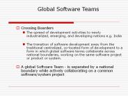 Global Software Teams
