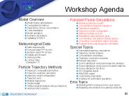 Workshop Agenda