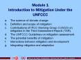 Module 1 Introduction to Mitigation Under the UNFCCC PowerPoint PPT Presentation