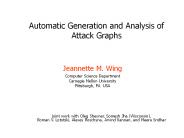 Automatic Generation and Analysis of Attack Graphs