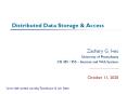 Distributed Data Storage PowerPoint PPT Presentation