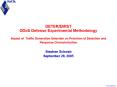 DETER/EMIST DDoS Defense Experimental Methodology Impact of Traffic PowerPoint PPT Presentation