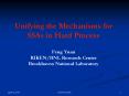 Unifying the Mechanisms for SSAs in Hard Process PowerPoint PPT Presentation