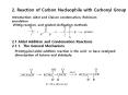 2. Reaction of Carbon Nucleophile with Carbonyl Group PowerPoint PPT Presentation