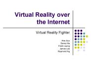 Virtual Reality over the Internet