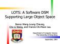 LOTS: A Software DSM Supporting Large Object Space PowerPoint PPT Presentation