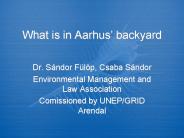 What is in Aarhus