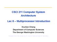CSCI 211 Computer System Architecture  Lec 8 