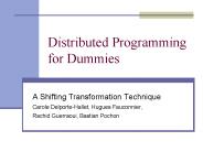 Distributed Programming for Dummies