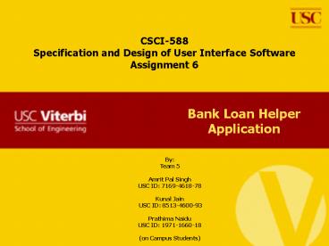 Bank Loan Helper Application