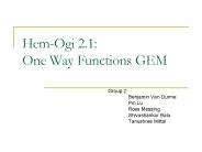 HemOgi 2.1: One Way Functions GEM
