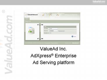 ValueAd Inc.