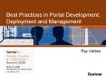 Best Practices in Portal Development, Deployment and Management PowerPoint PPT Presentation