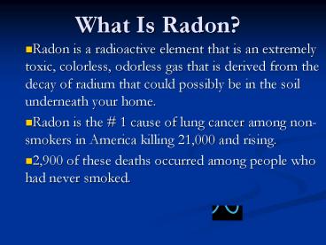 What Is Radon?