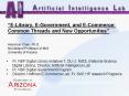 ELibrary, EGovernment, and ECommerce: Common Threads and New Opportunities PowerPoint PPT Presentation
