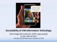 Accessibility of UW Information Technology PowerPoint PPT Presentation