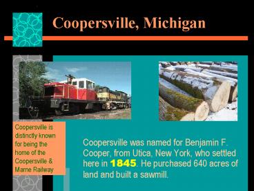 Coopersville, Michigan