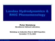 Landau Hydrodynamics