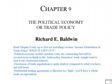 Richard E. Baldwin