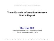 TransEurasia Information Network Status Report