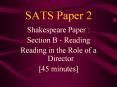 SATS Paper 2 PowerPoint PPT Presentation