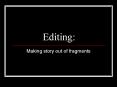 Editing: PowerPoint PPT Presentation