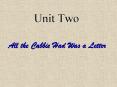 Unit Two PowerPoint PPT Presentation