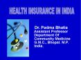 Dr. Padma Bhatia PowerPoint PPT Presentation