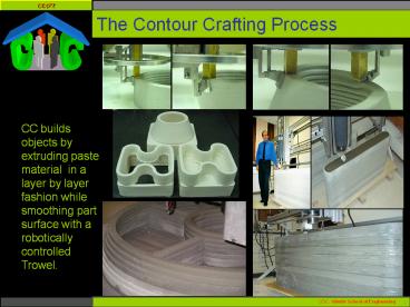The Contour Crafting Process