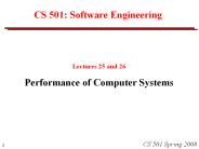 CS 501: Software Engineering