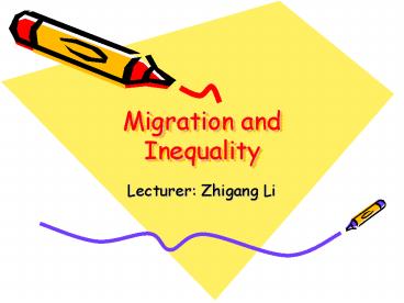 Migration and Inequality