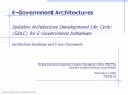 EGovernment Architectures PowerPoint PPT Presentation